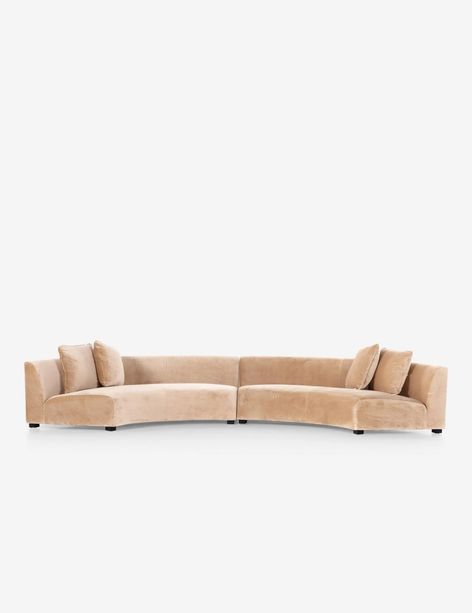 Saban 2-Piece Curved Sectional Sofa - Image 8