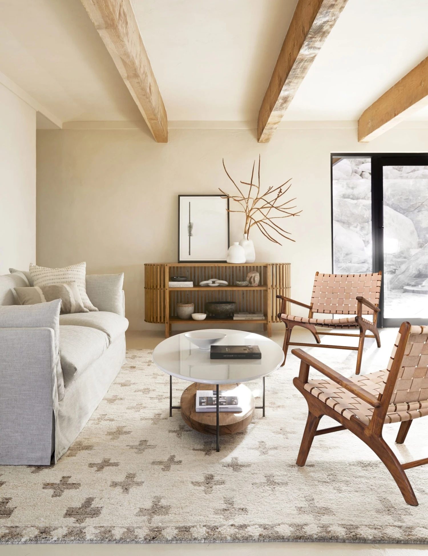 Jaslene Leather Accent Chair - Image 2