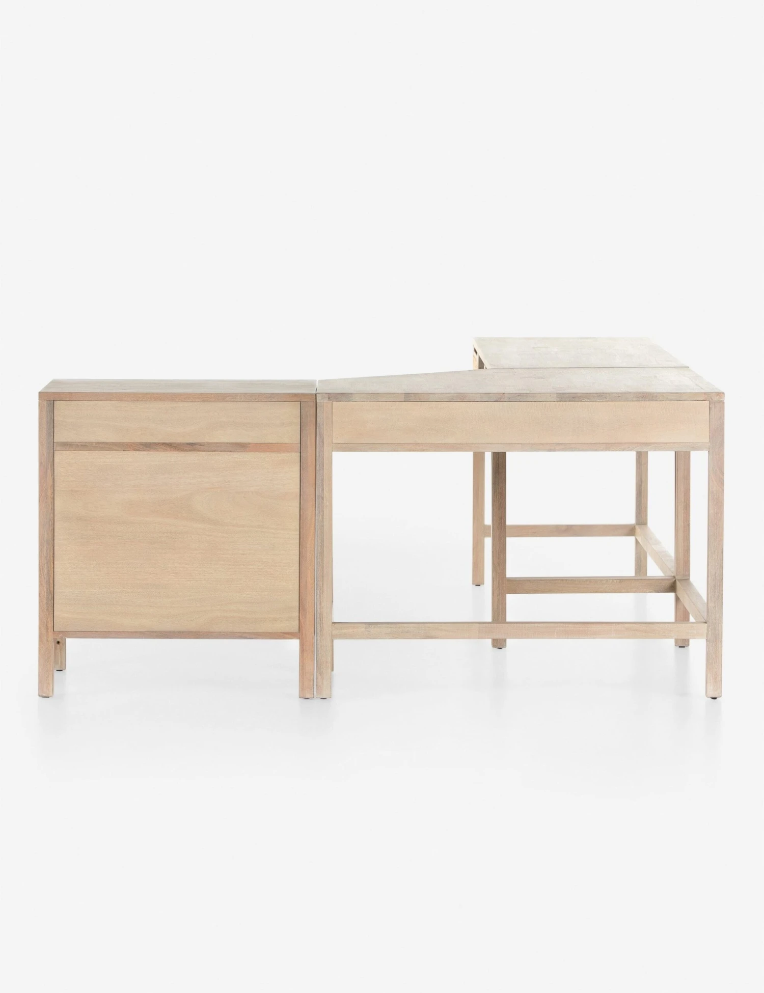 Margot Modular Desk With Filing Cabinet - Image 4