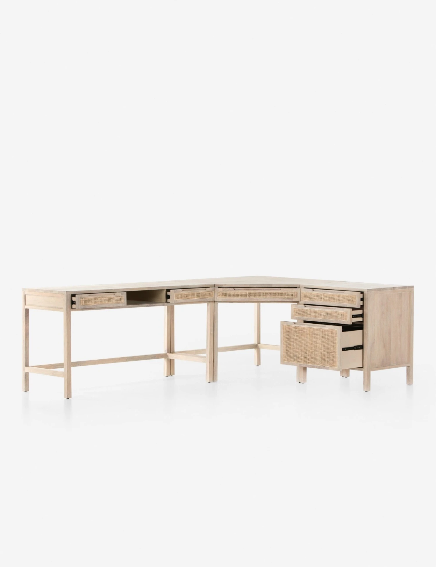 Margot Modular Desk With Filing Cabinet - Image 3