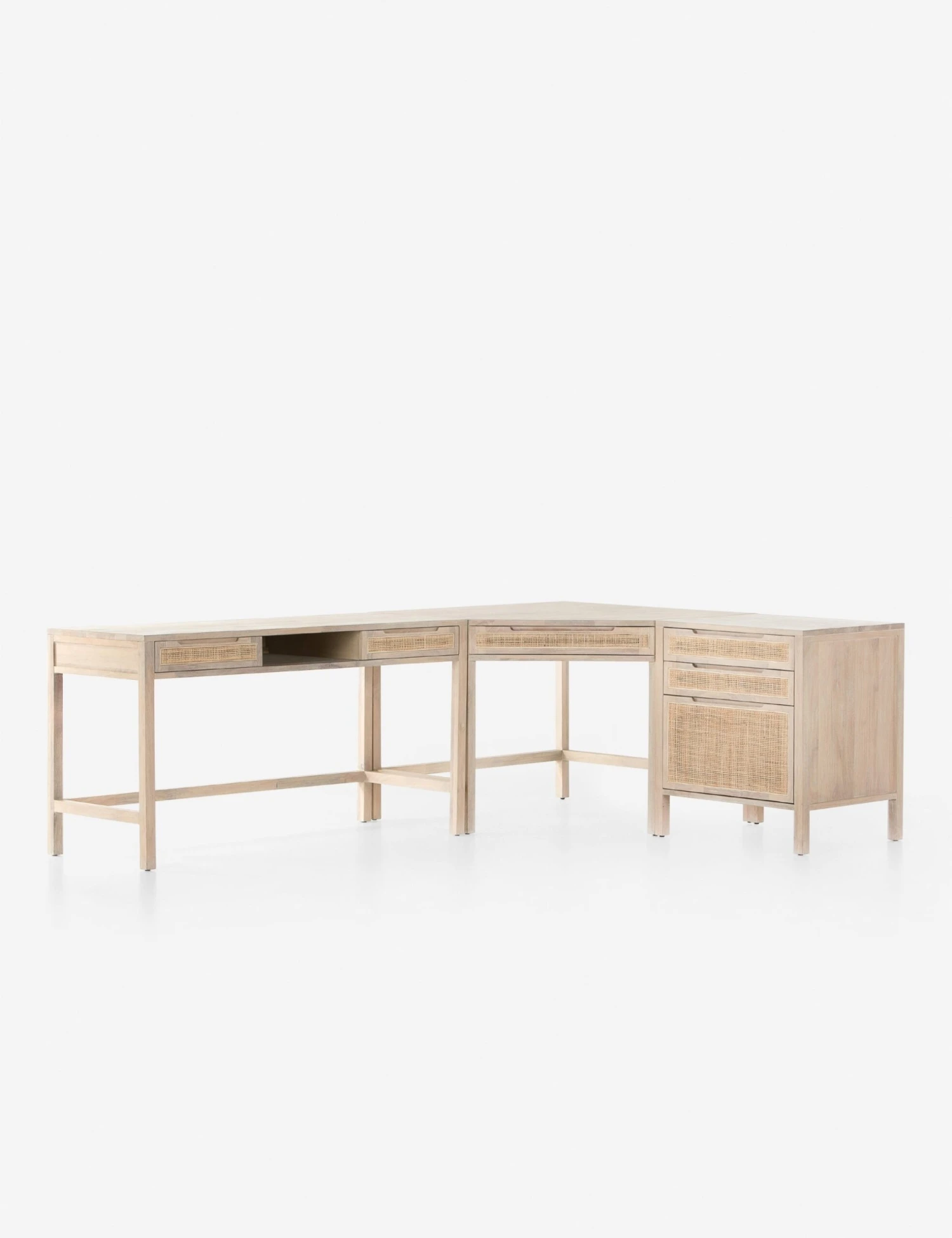 Margot Modular Desk With Filing Cabinet - Image 2