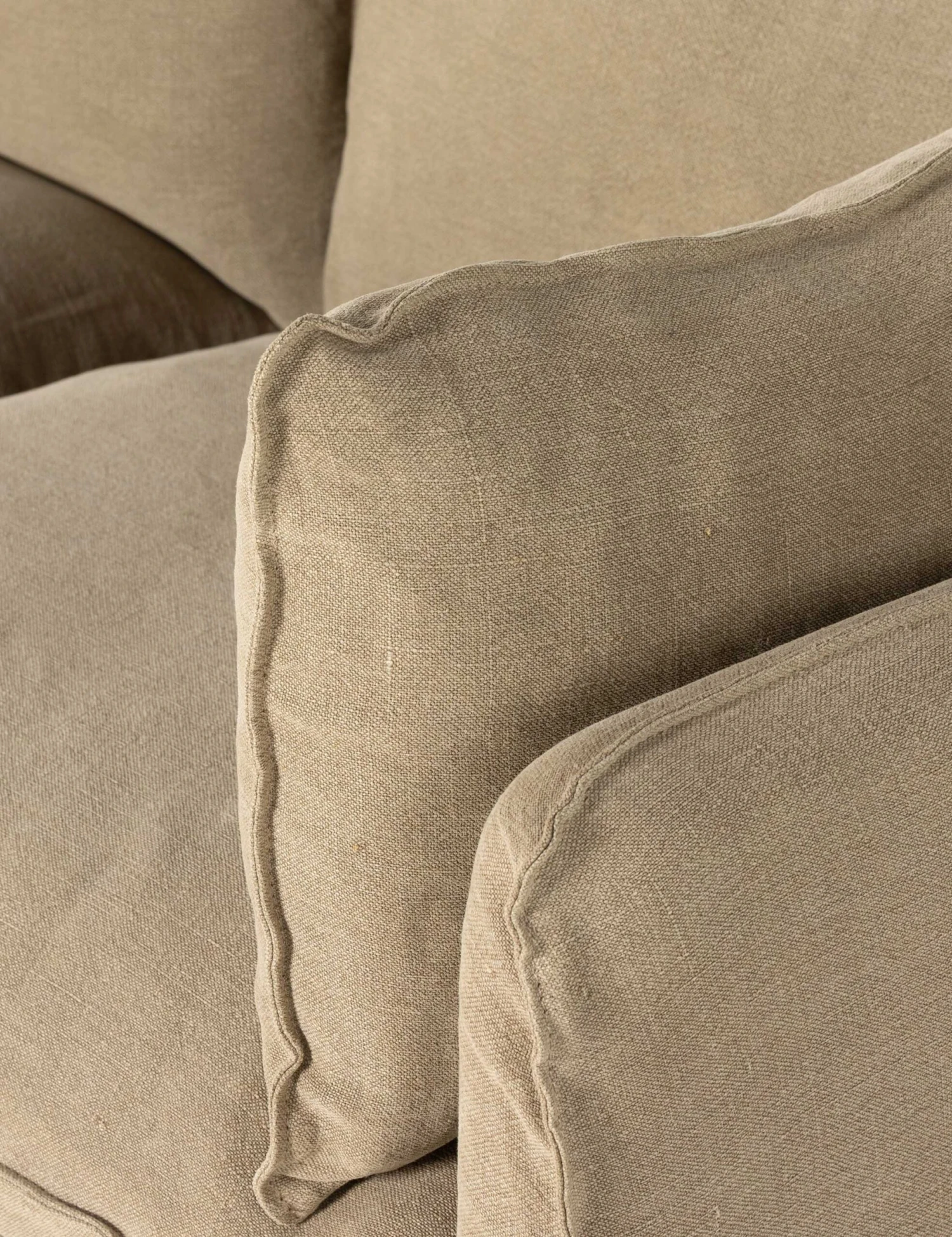 Costello Slipcover Sofa With Ottoman - Image 6