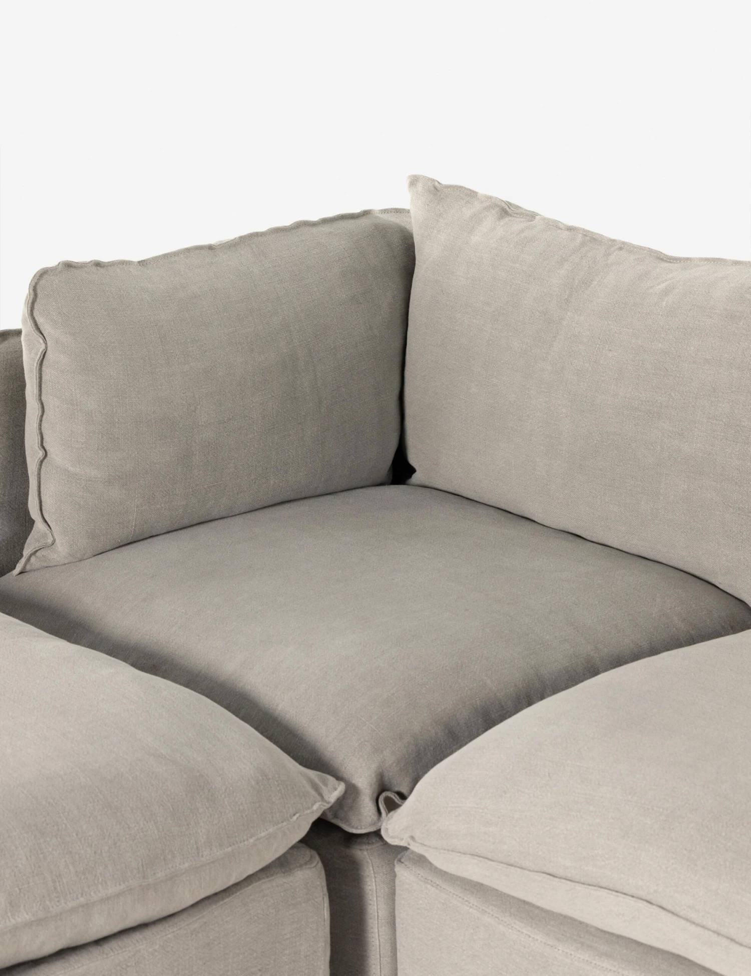 Costello Slipcover Sofa With Ottoman - Image 13
