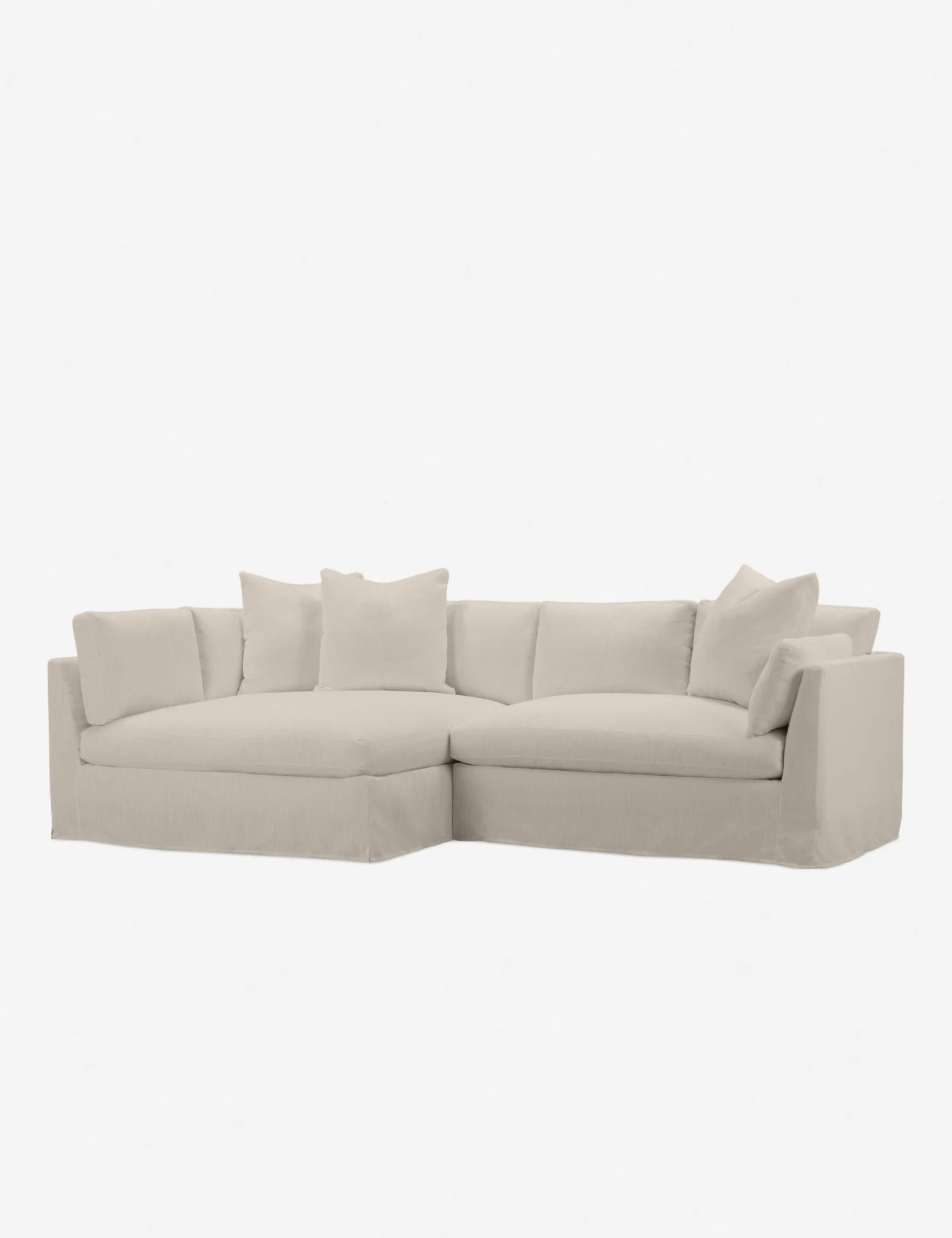 Coen Slipcover Sectional Sofa - Image 2