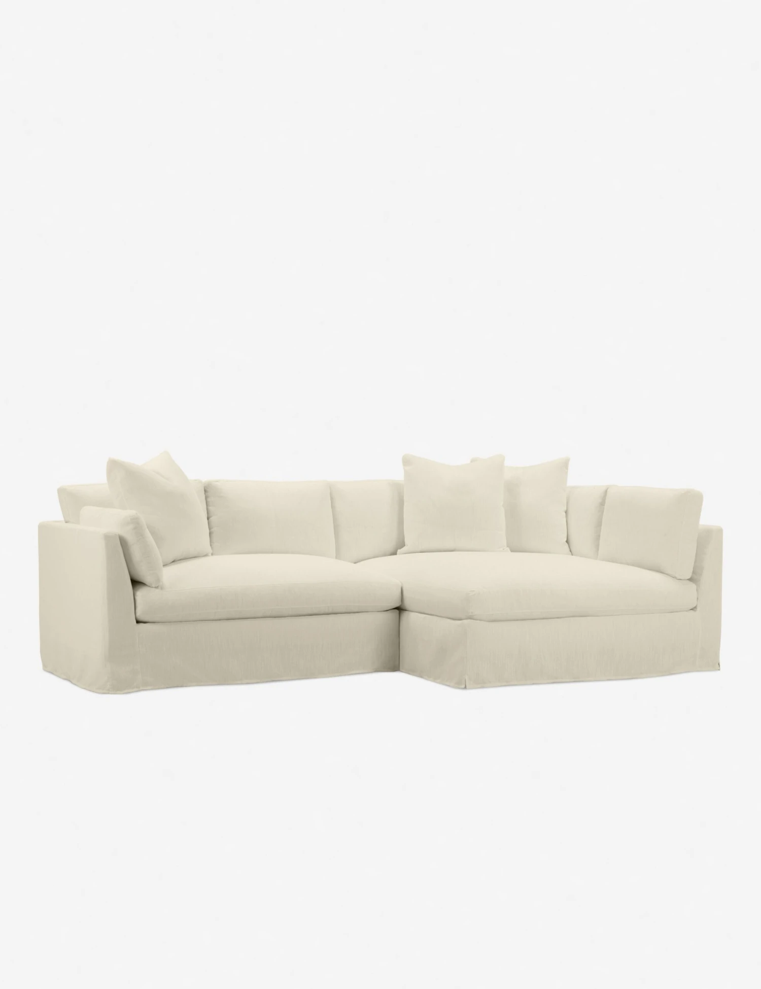 Coen Slipcover Sectional Sofa - Image 5