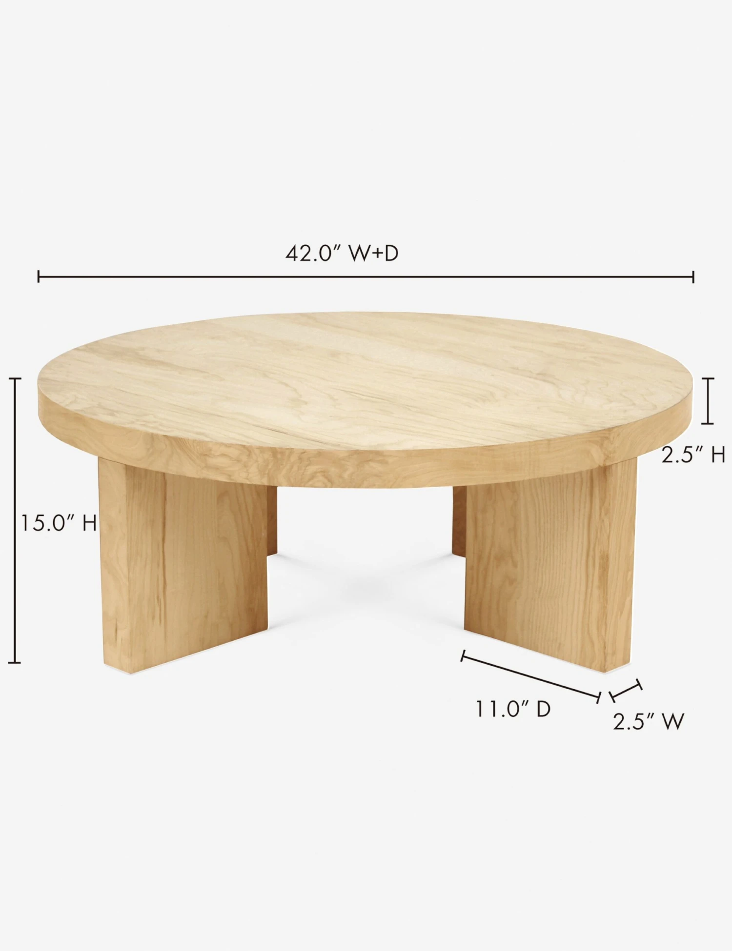 Kearns Round Burl Wood Coffee Table - Image 7