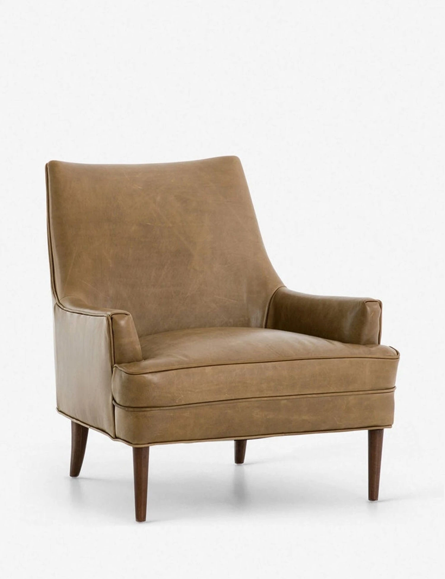 Ilona Leather Accent Chair - Image 3