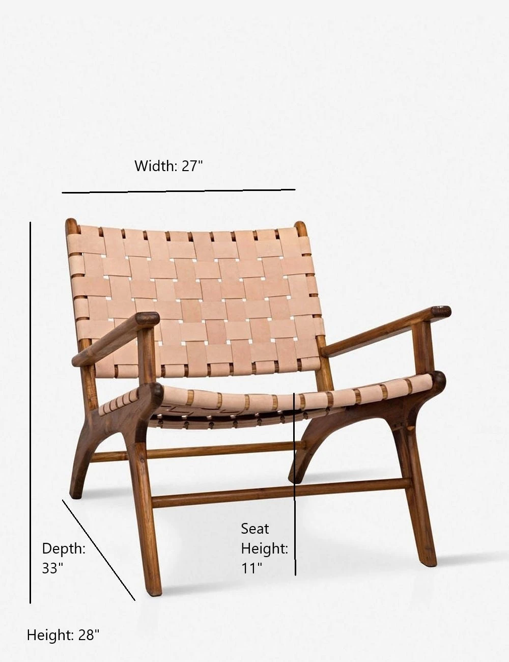 Jaslene Leather Accent Chair - Image 7