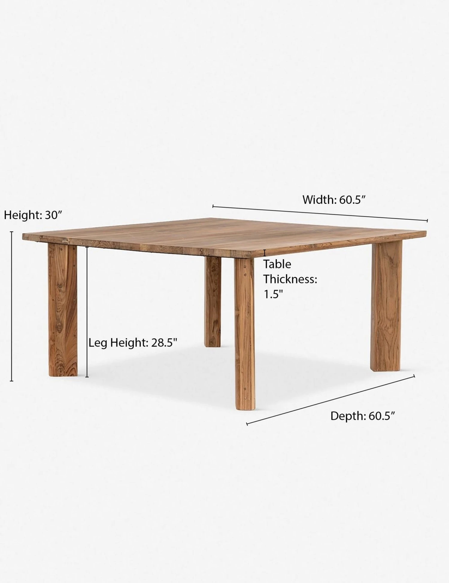 Kismet Square Dining Table - Image 5