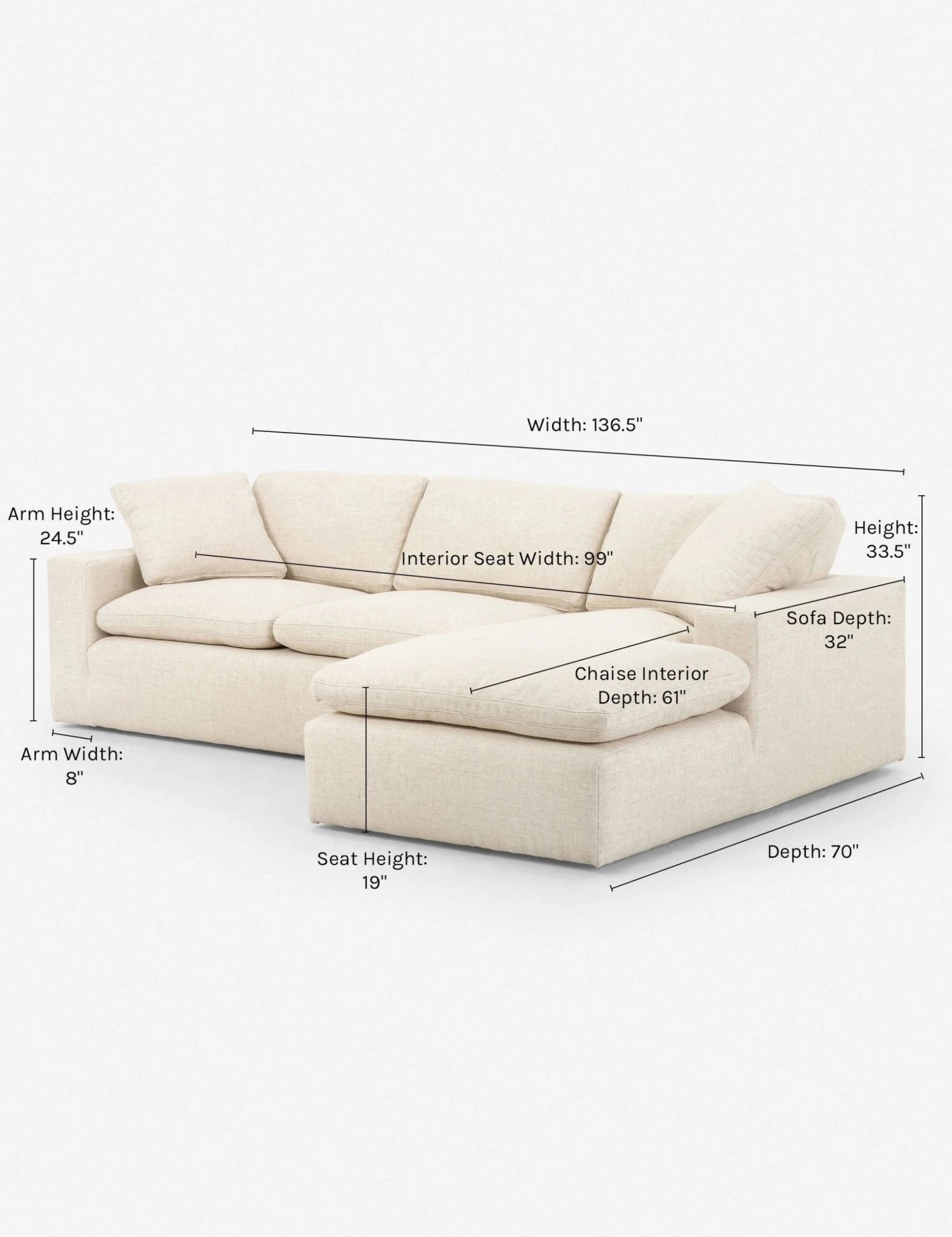 Rita Sectional Sofa - Image 11