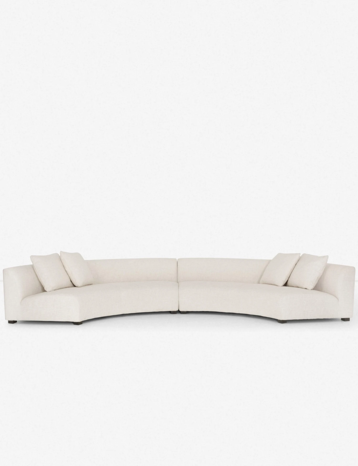 Saban 2-Piece Curved Sectional Sofa