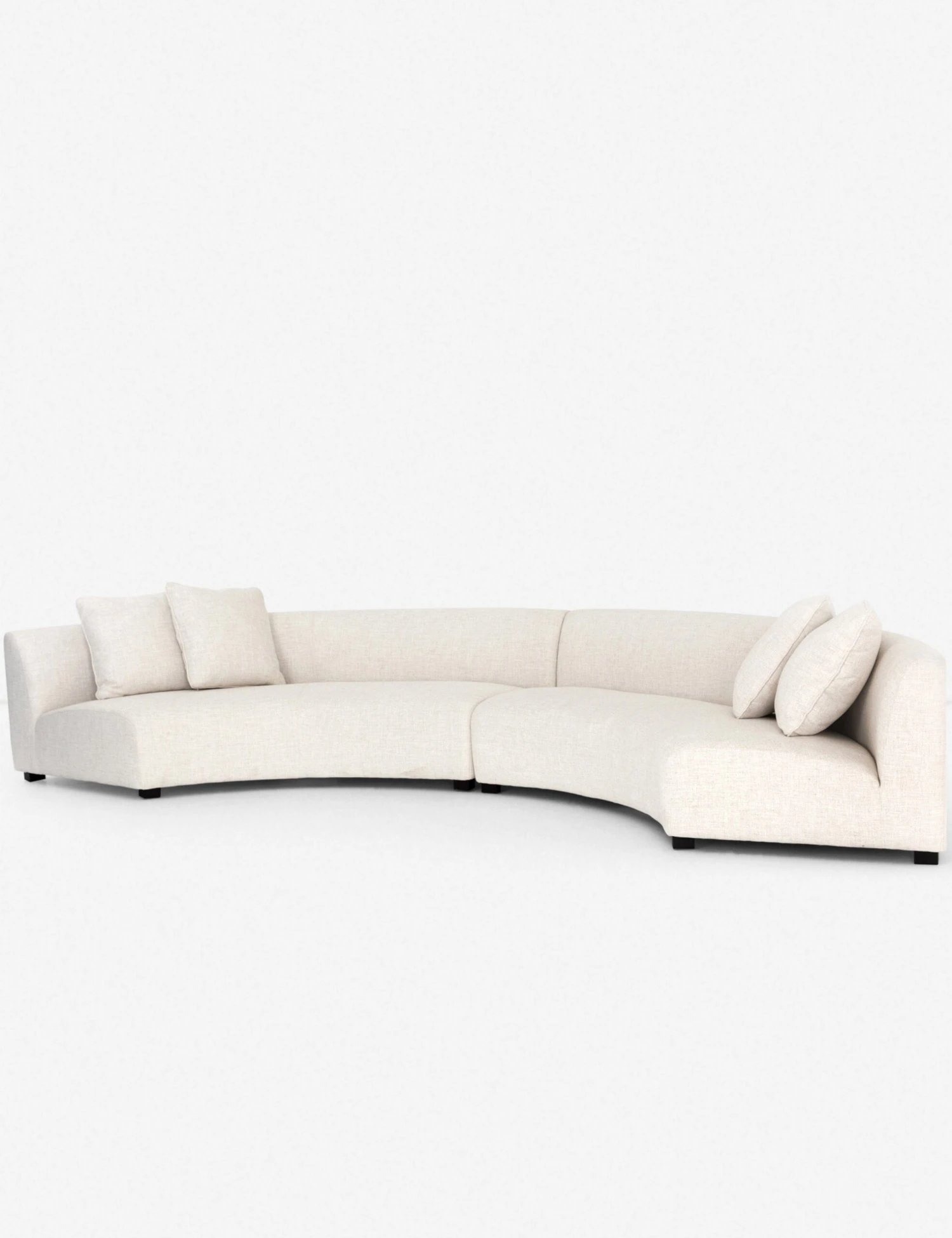 Saban 2-Piece Curved Sectional Sofa - Image 5