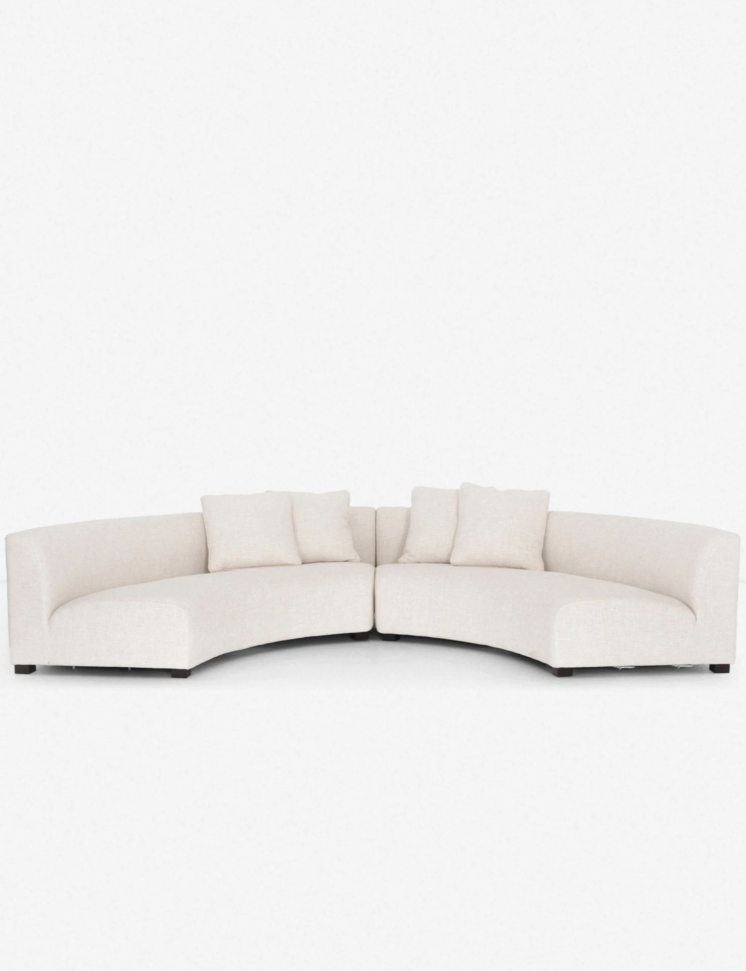 Saban 2-Piece Curved Sectional Sofa - Image 4